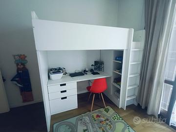 SMÅSTAD ikea - Letto a soppalco
