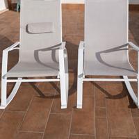 2 Poltrone relax da esterno / terrazzo