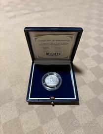 5 Lire V. Emanuele III - arg. 835 - Bolaffi FDC