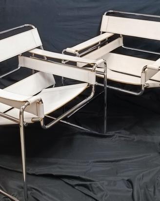 Knoll Wassily B3 Coppia Sedie Bauhaus Breuer l