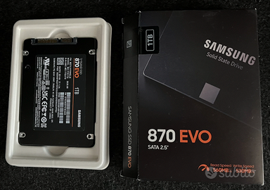 SSD SATA SAMSUNG 870 EVO 1TB originale nuova