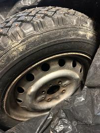 Gomme chiodate fiat panda
