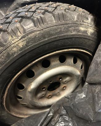 Gomme chiodate fiat panda