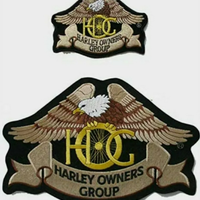 Set 2 Toppe Patch Grande e piccola Aquila