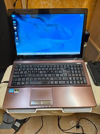 Notebook ASUS X53S I7-2630QM 8GB/SSD DUAL GPU 1GB