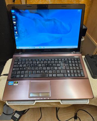 Notebook ASUS X53S I7-2630QM 8GB/SSD DUAL GPU 1GB