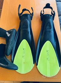 Scarpe pinne per apnea subacqua