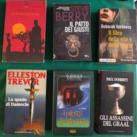 Lotto divisibile n. 6 libri vario genere
