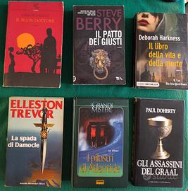 Lotto divisibile n. 6 libri vario genere