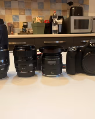 Canon eso 70D + 3 obiettivi (Tamron e Canon)