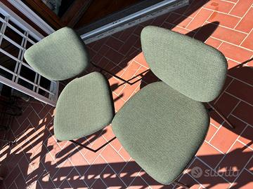 4 sedie da interno verde