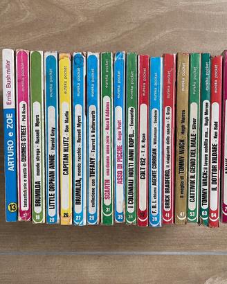 18 numeri della serie EUREKA POCKET anni 70