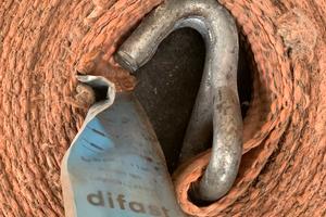 Cinghia di ancoraggio a cricchetto