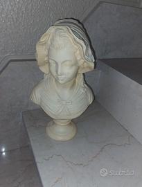 Mezzo busto decorativo in resina 