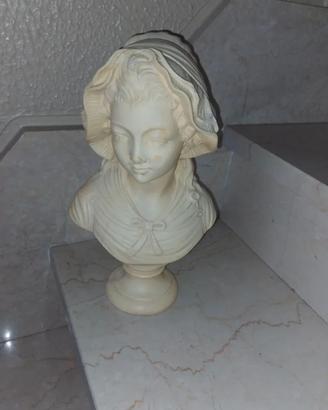 Mezzo busto decorativo in resina 