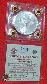 Moneta 500 lire Caravelle in FDC Periziata