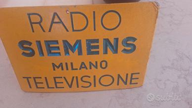 Targa "Radio Siemens Milano Televisione"