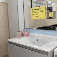 MOBILE BAGNO 80 CM GRIGIO OPACO