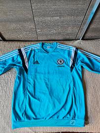 Felpa Adidas Chelsea azzurra da uomo taglia XL