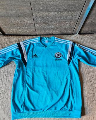 Felpa Adidas Chelsea azzurra da uomo taglia XL