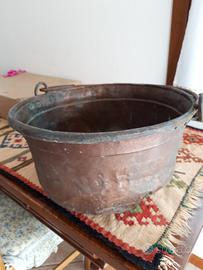 pentola cagliere in rame antico