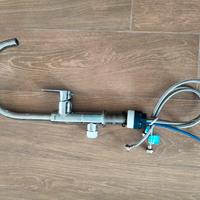 miscelatore a tre vie grohe blu