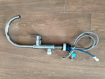 miscelatore a tre vie grohe blu