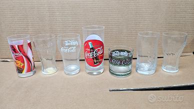 bicchieri coca cola da collezione 