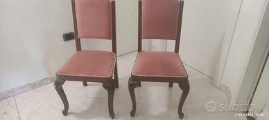 coppia Sedie Ciliegio antiquariato