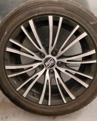  4 gomme e cerchi per volkswagen 