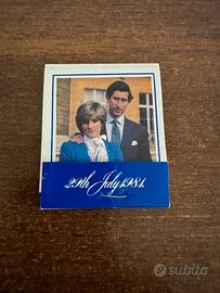 Fiammiferi matrimonio Carlo e Diana