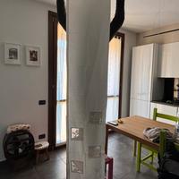 Tende in cotone fatte dalla sarta 2 teli ricamate