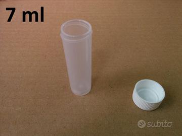 Provette porta-campioni 7 ml tappo a vite (10 pz)