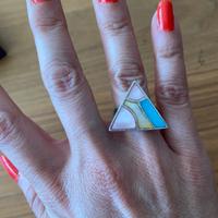 Anello Vintage Argento 925 e Madreperla