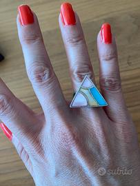 Anello Vintage Argento 925 e Madreperla