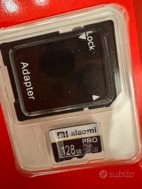 Scheda MicroSd xiaomi 128gb con adatattore