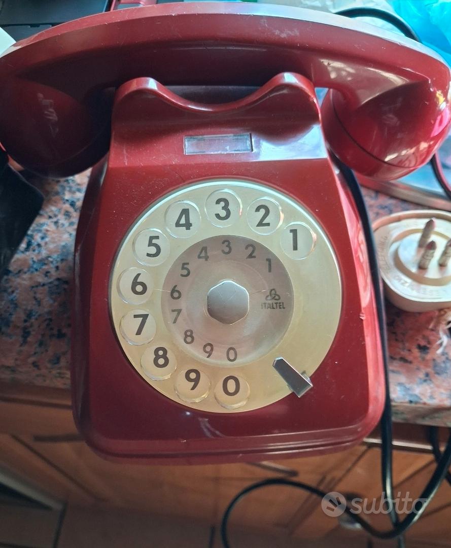 telefono fisso a rotella vintage funzionante - Collezionismo In vendita ...