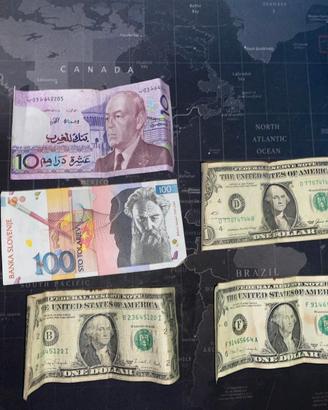 Banconote Dollaro 1985-1988 e altre
