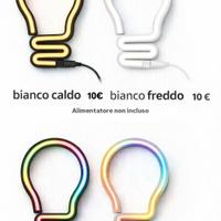 Lampade LED artigianali su richiesta