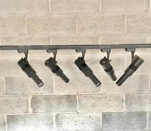Faretti luce professionali binario Reggiani Global