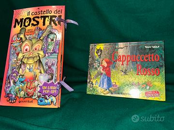 Libri Pop-Up il Castello dei Mostri- Cappuccetto r