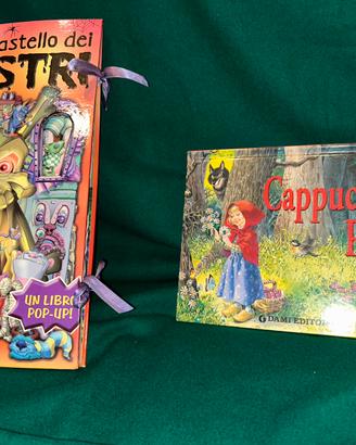 Libri Pop-Up il Castello dei Mostri- Cappuccetto r