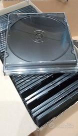 50 custodie sottili per CD/DVD