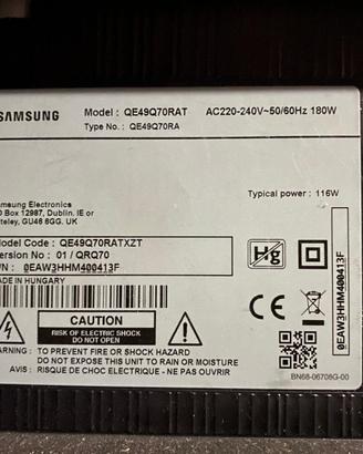 Tv Smart samsung 49" QE49Q70RAT