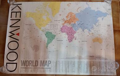 WORLD MAP RADIOAMATORI