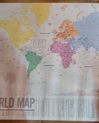 WORLD MAP RADIOAMATORI