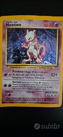 Mewtwo Base Set 2 10/102 Holo ITA danneggiato 