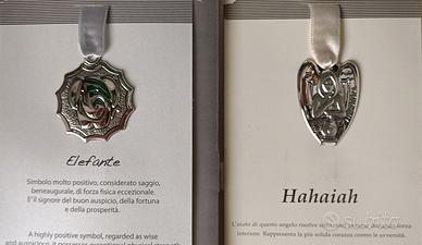 Coppia di segnalibro in argento, nuovi