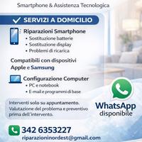 Riparazioni smartphone a Domicilio
