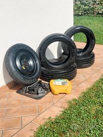 kit gomme catene e ruotino di scorta